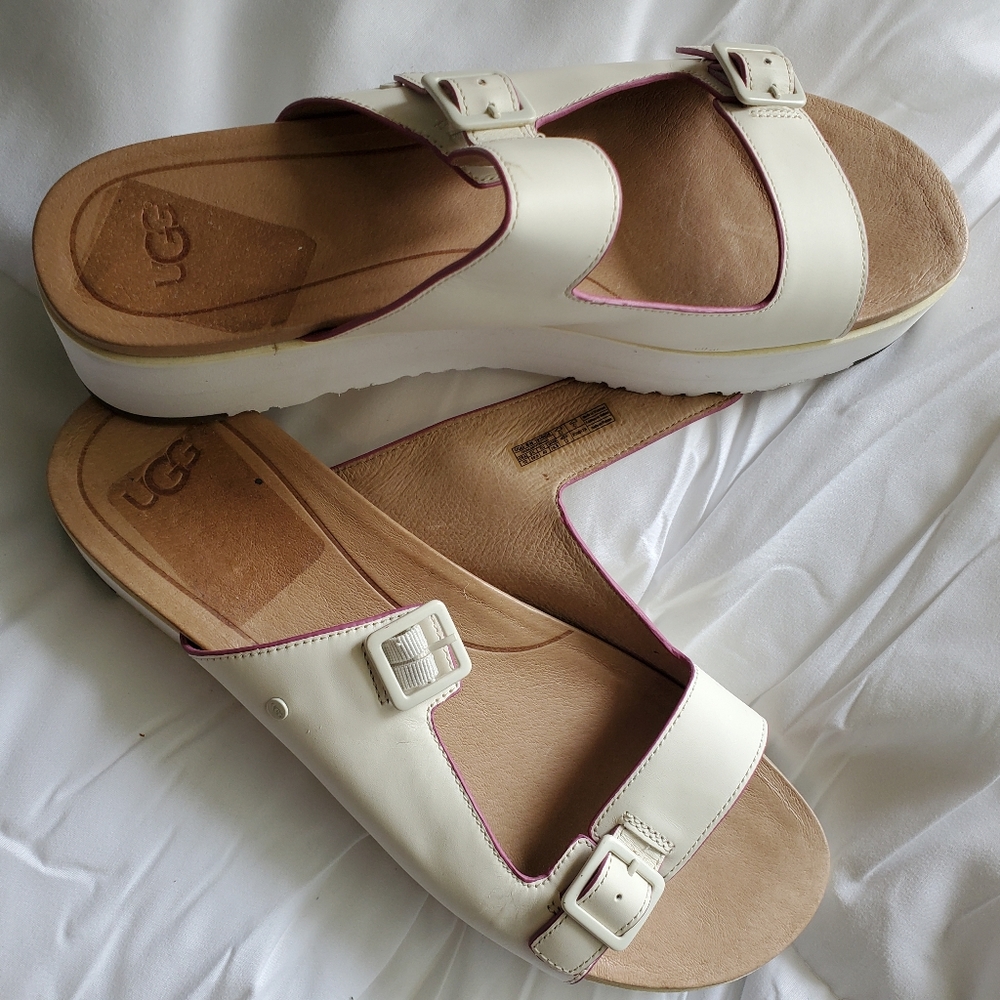 UGG Double strap platform sandal -sz 12
